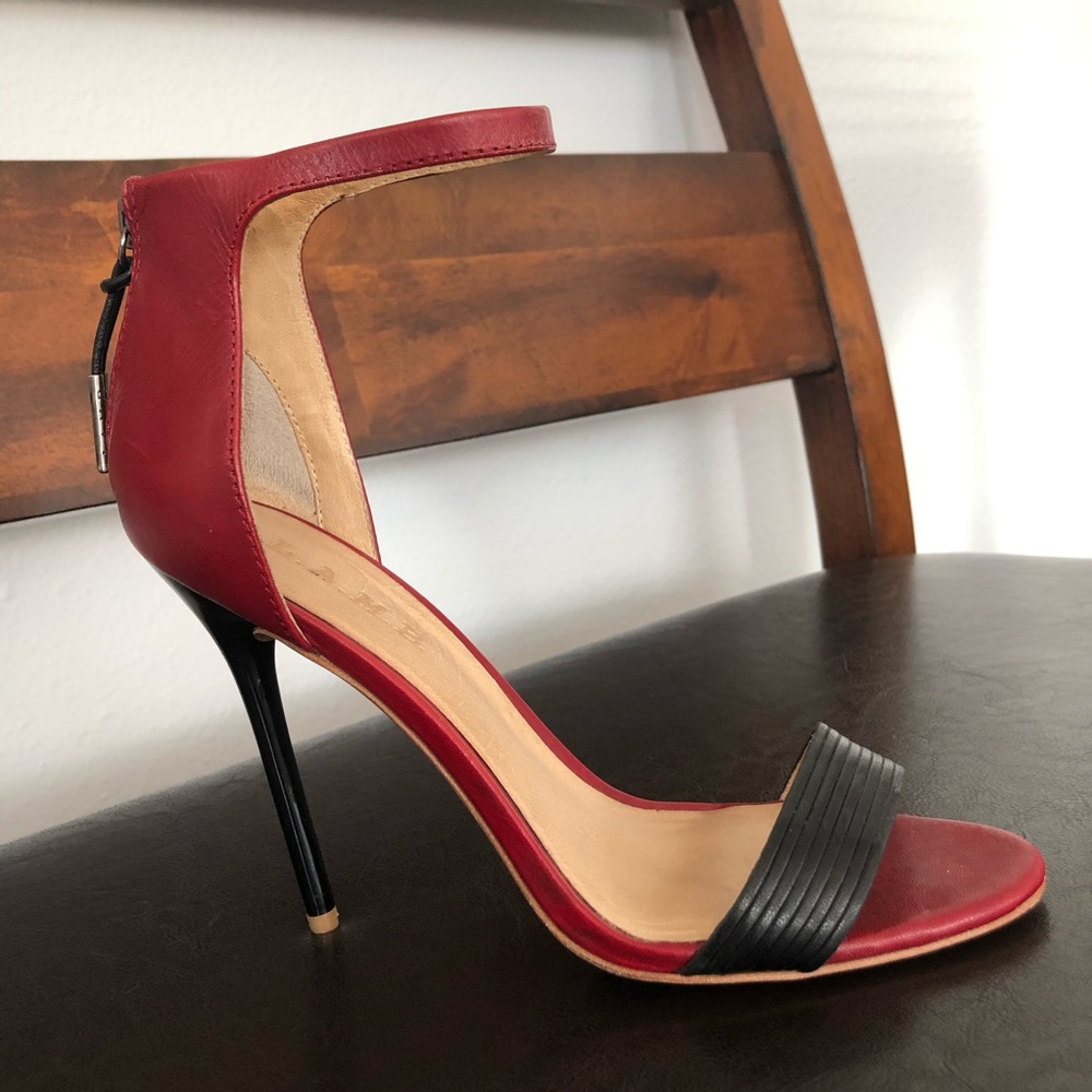 L.A.M.B Heel Sandals